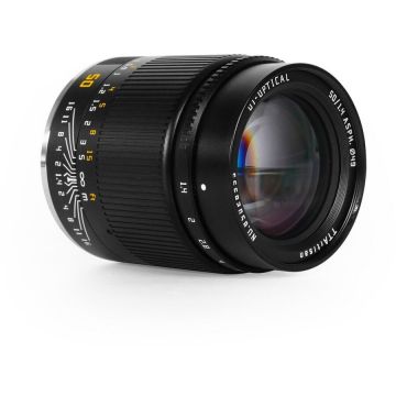 TTArtisan Obiectiv Manual TTArtisan 50mm F1.4 Full Frame, Sony E, NEX