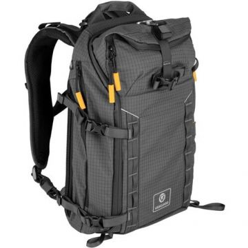 VANGUARD Ghiozdan foto Vanguard VEO ACTIVE46, include husa de ploaie, dimensiuni exterioare 47.5 × 29 × 22.9 cm, Gri