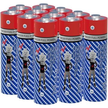 Wonder Pachet Baterii 11 LR06 AA25, Albastru-Rosu