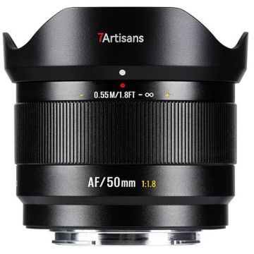 7Artisans Obiectiv AF 7Artisans 50mm F1.8 STM APS-C, Sony E, NEX