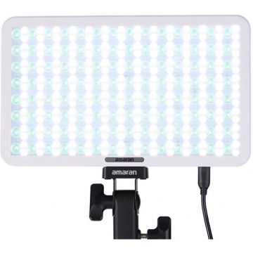 Amaran amaran Pano 60c Kit – Panou LED RGBWW 60W Portabil cu Softbox si Geanta (Alb)