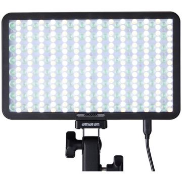 Amaran amaran Pano 60c Kit – Panou LED RGBWW 60W Portabil cu Softbox si Geanta (Charcoal)