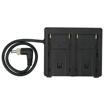 Aputure Adaptor Aputure pentru 2 acumulatori NP-F550 NP-F750 NP-F970 compatibil Amaran COB 60d 60x
