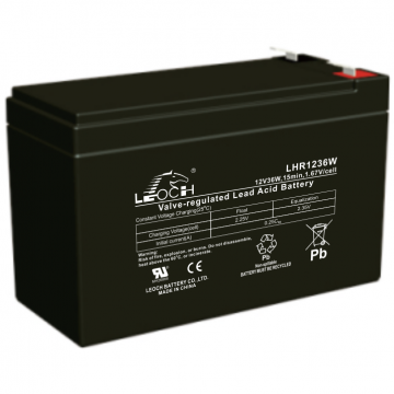 Eaton Acumulator UPS Eaton Leoch LHR1236W, 12 V, 9 Ah, 2.7Kg, Negru