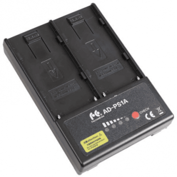 Falcon&nbsp;Eyes Adaptor Falcon Eyes AD-PS1A de la NP-F la V-mount cu 2 sloturi pentru NP-F550 NP-F750 NP-F970
