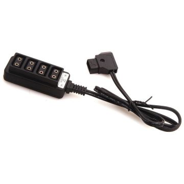 iShoot Cablu adaptor D-tap tata-4porturi mama pentru baterii v-mount Anton Bauer