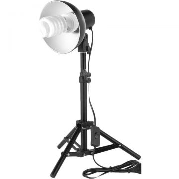 iShoot Kit lumina continua lampa E27,mini stativ 30 - 48cm, bec 35W