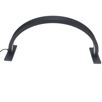 iShoot Lampa LED 56cm Arc 48W cu temperatura de culoare 2700-5600K, Negru