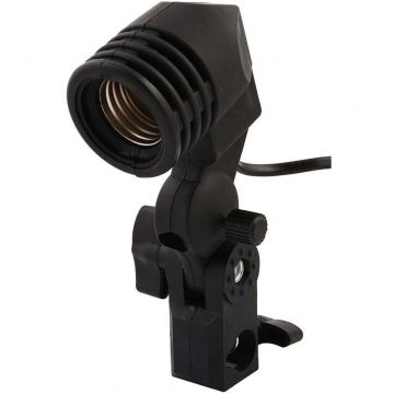 iShoot Suport stativ pentru blitz slave sau bec E27 cu menghina pentru umbrela