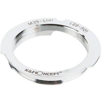 K&F&nbsp;Concept Adaptor montura K&F Concept de la M39 28-90mm la Leica M mount