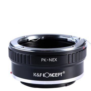 K&F&nbsp;Concept Adaptor montura K&F Concept PK-NEX de la Pentax K la Sony E-Mount (NEX)