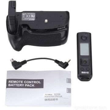 Meike Grip Meike MK-D5500 PRO cu telecomanda wireless pentru Nikon D5500