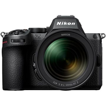 Nikon Aparat foto Mirrorless Nikon Z5 II, Full-Frame, Senzor FX IBIS 24.5 MP, 4K, Wi-Fi + Obiectiv 24-70mm f/4 S, Negru Nikon Aparat foto Mirrorless Nikon Z5 II, Full-Frame, Senzor FX IBIS 24.5 MP, 4K, Wi-Fi + Obiectiv 24-70mm f/4 S, Negru