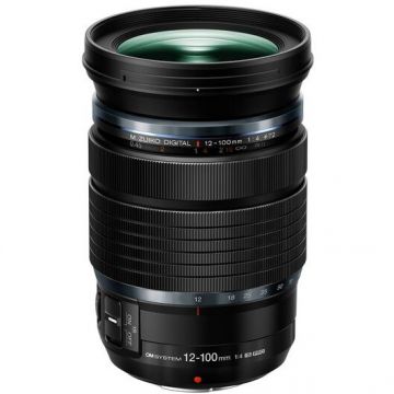 OLYMPUS Obiectiv Foto Mirrorless OLYMPUS OM SYSTEM M.ZUIKO DIGITAL ED, 12-100mm, F4.0 IS PRO, Montura MFT, Negru