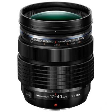 OLYMPUS Obiectiv Foto Mirrorless OLYMPUS OM System M.Zuiko Digital ED, 12-40mm, F2.8 PRO II, Montura MFT, Negru