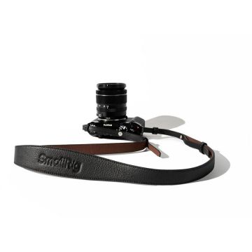 SmallRig Curea de umar universala din piele pentru camera foto, 5208, Negru