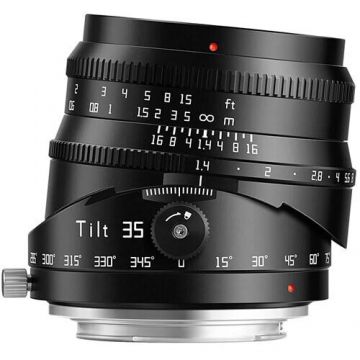 TTArtisan Obiectiv Manual TTArtisan 35mm F1.4 APS-C Tilt, Negru