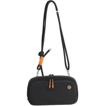 Ulanzi Geanta de voiaj tip sling, Ulanzi, YY08, 2 litri, pentru camere foto, telefoane, electronice, gaming, accesorii foto-video, material: poliester, protectie solida, usoara si practica, confortabila de transportat, doua compartimente principale, Negr