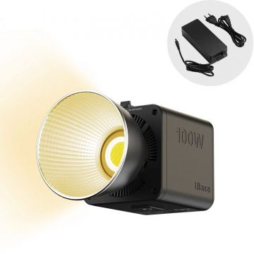 Ulanzi Lampa LED COB Portabila Ulanzi ML100 RGB, 100 W, Bi-color, compatibil Mini Bowens, temperatura reglabila 2700K–6500K