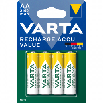 VARTA Baterie Reincarcabila Varta Professional, AA / LR6, 2100mAh, Set 4 bucati