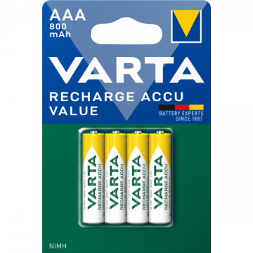VARTA Baterie Reincarcabila Varta Professional, AAA / LR3, 800mAh, Set 4 bucati