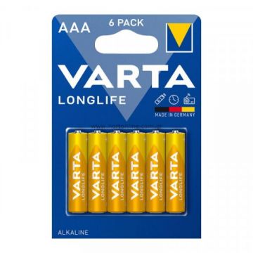 VARTA Baterie Varta Longlife 4103, AAA / LR3, Set 6 bucati