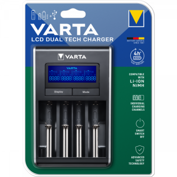 VARTA Incarcator Baterii Varta, AA / AAA, Negru
