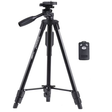 Yunteng Trepied Yunteng VCT-5208 cu suport telefon si telecomanda