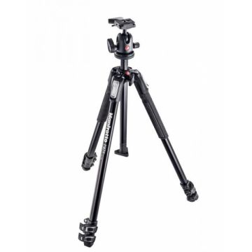 Manfrotto MK190X3-BH Kit trepied foto cu cap bila