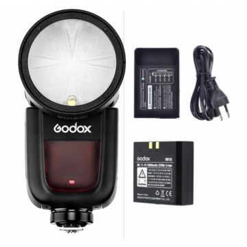 Godox V1 Blitz foto TTL cu cap rotund pentru Canon