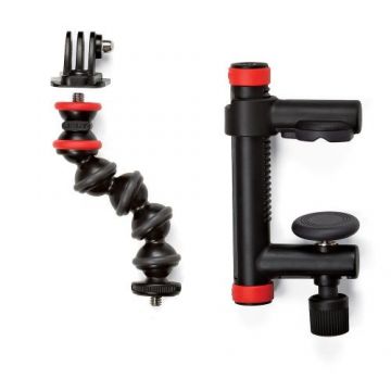 Joby Action Clamp menghina cu brat de prindere pentru GoPro