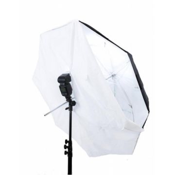 Pachet Lastolite Umbrela 8-in-1 93cm + Manfrotto Smart Tilt Suport umbrela cu patina compatibil blitz + Lastolite Stativ