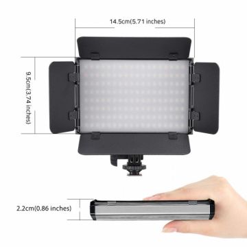 Tolifo PT-15B PRO II Lampa foto-video LED Bicolor 15W