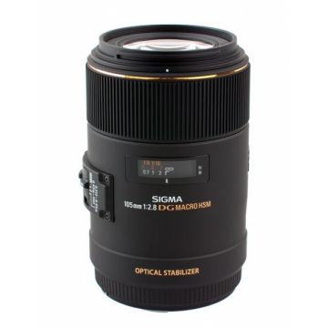 Sigma 105mm F2.8 EX DG OS HSM Macro Nikon cu filtru UV