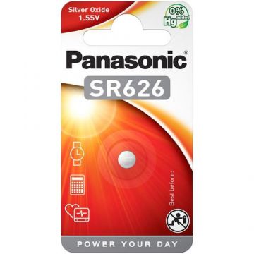 Baterie Panasonic Silver Oxide SR626 / AG4, 1 buc