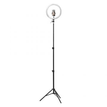 Inel LED TnB 12inch cu trepied pentru studio INLEDSTUD (Negru)