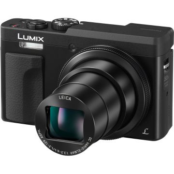 Camera foto compacta Panasonic Lumix DC-TZ90, 20.3MP, QFHD 4K, Wi-Fi, Negru