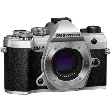 OLYMPUS Aparat Foto Mirrorless Olympus OM System OM-5, Body, 20.4 Mpx, Filmare 4K, Argintiu