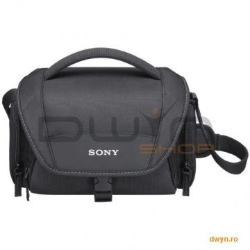 Sony SONY Geanta de transport pentru camera video compacta, material textil, neagru